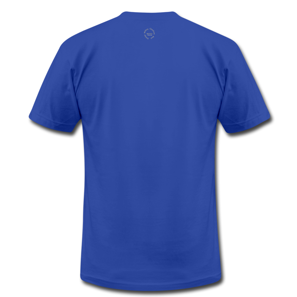 That One Unisex Jersey T-Shirt by Bella + Canvas - royal blue