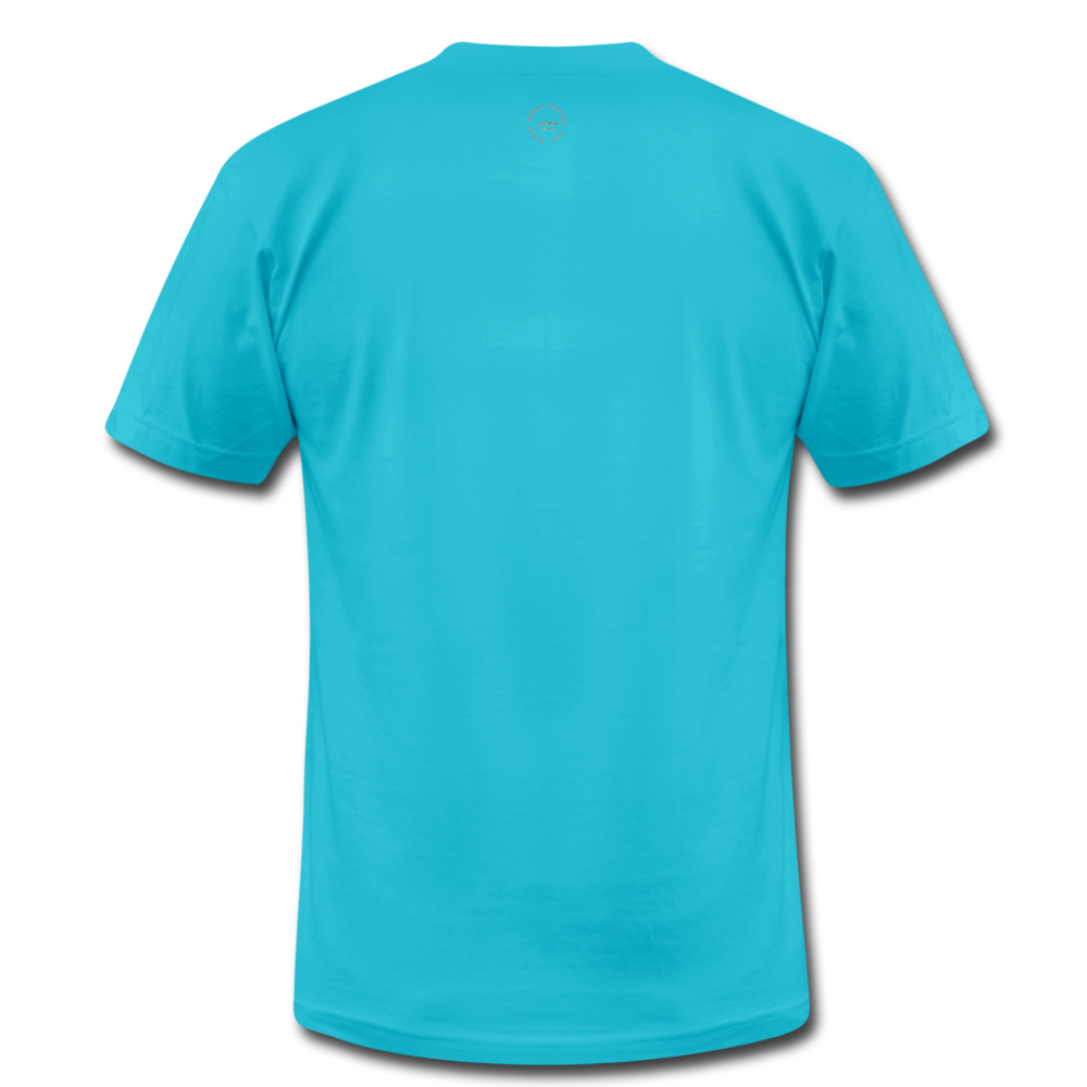 That One Unisex Jersey T-Shirt by Bella + Canvas - turquoise