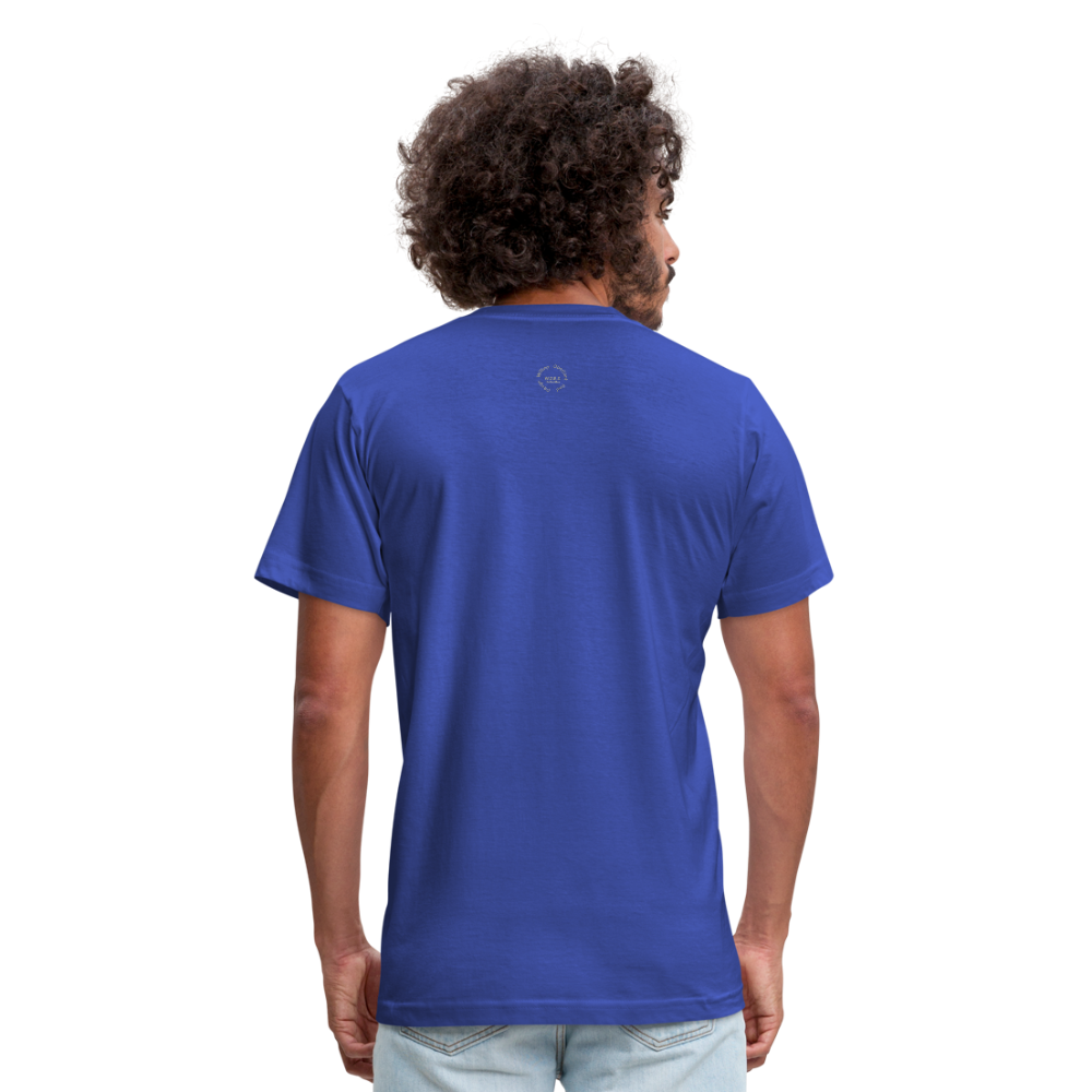 Straight Outta Excuses Unisex Jersey T-Shirt by Bella + Canvas - royal blue