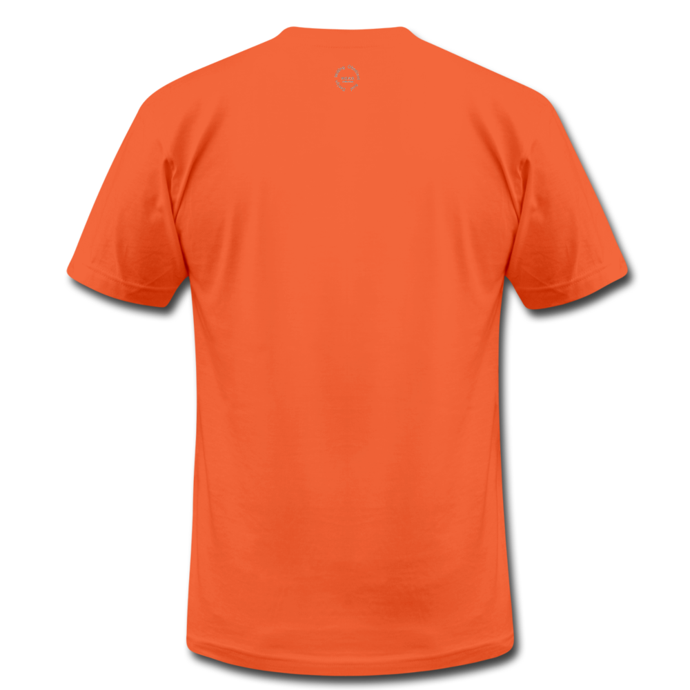 Straight Outta Excuses Unisex Jersey T-Shirt by Bella + Canvas - orange