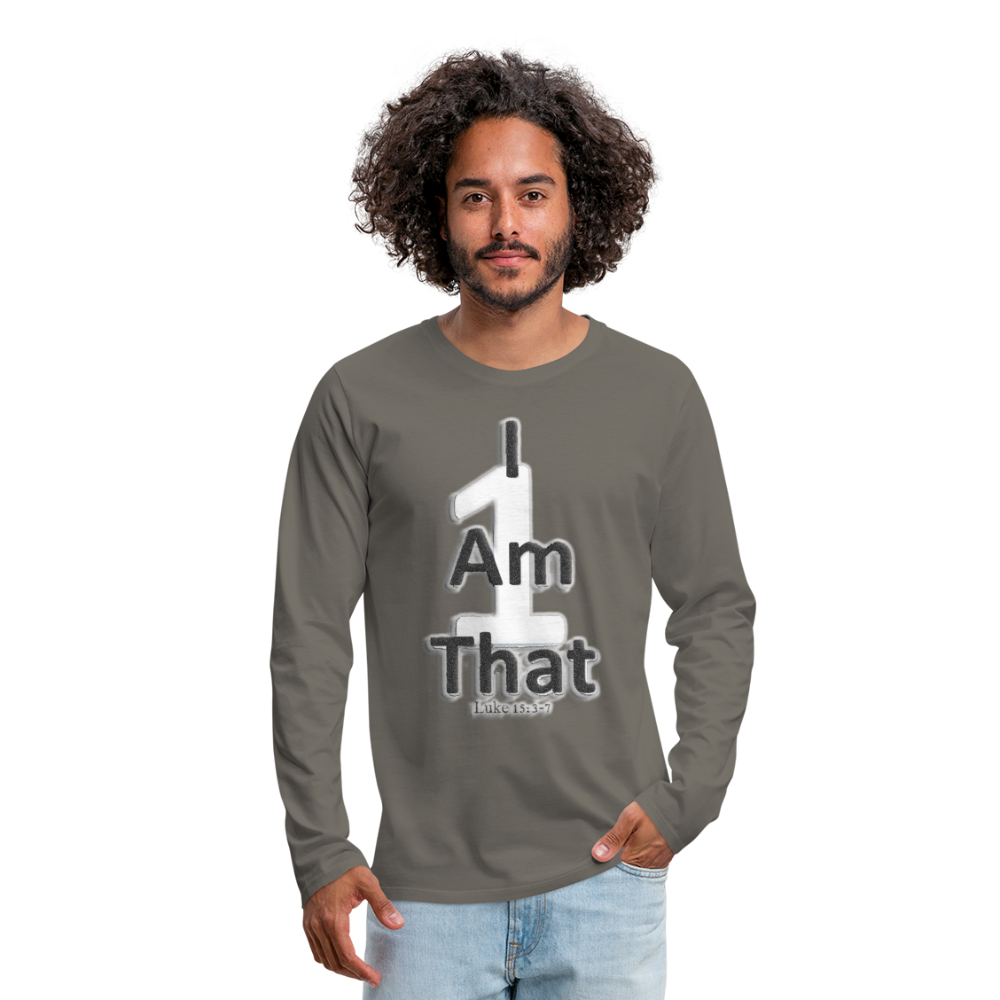 That One Premium Long Sleeve T-Shirt - asphalt gray