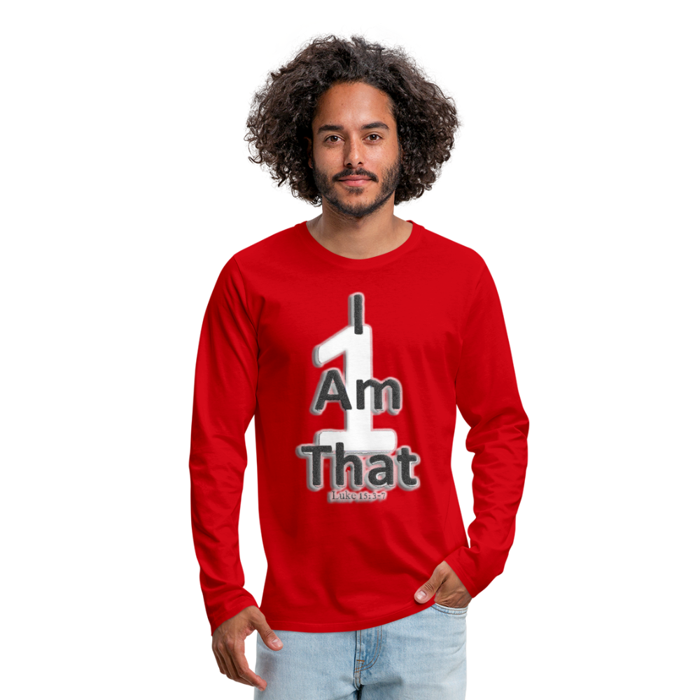 That One Premium Long Sleeve T-Shirt - red