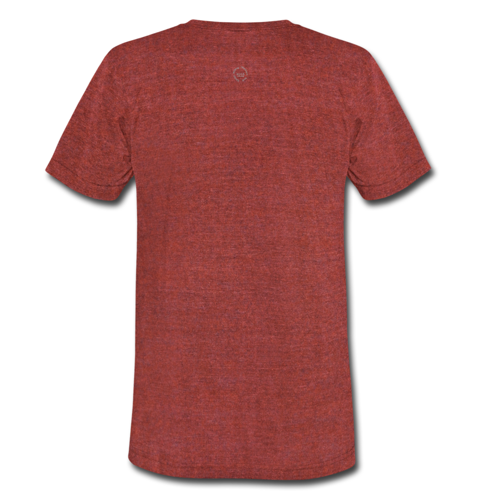 That One Unisex Tri-Blend T-Shirt - heather cranberry
