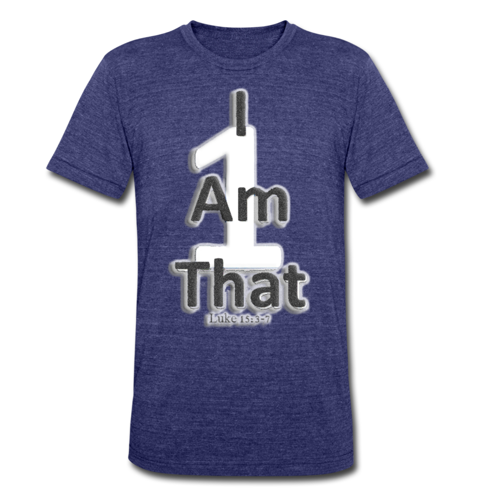 That One Unisex Tri-Blend T-Shirt - heather indigo