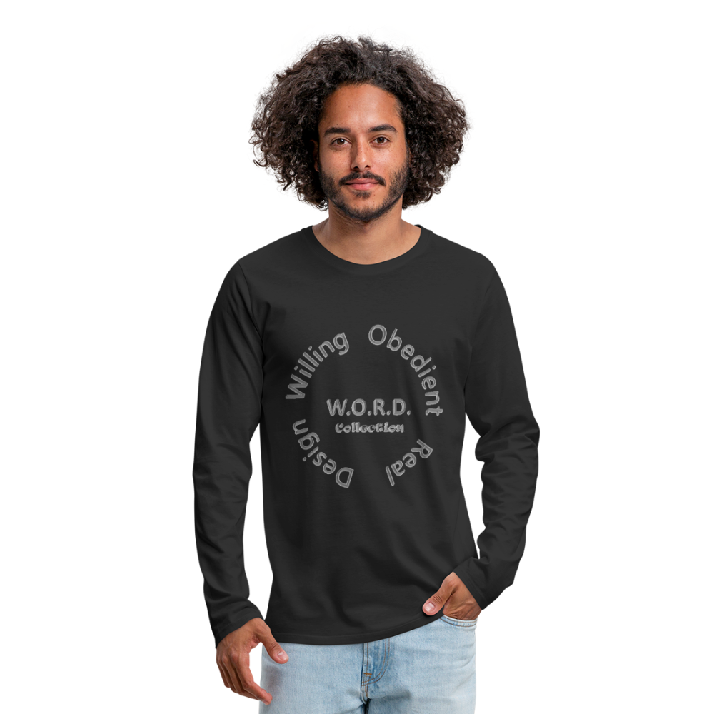 W.O.R.D. Men's Premium Long Sleeve T-Shirt - black