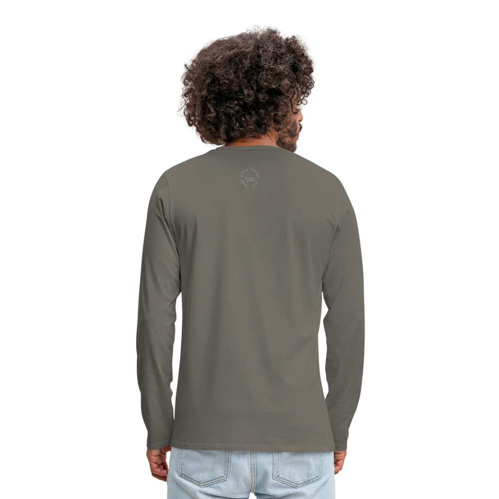 Kingston Men's Premium Long Sleeve T-Shirt - asphalt gray