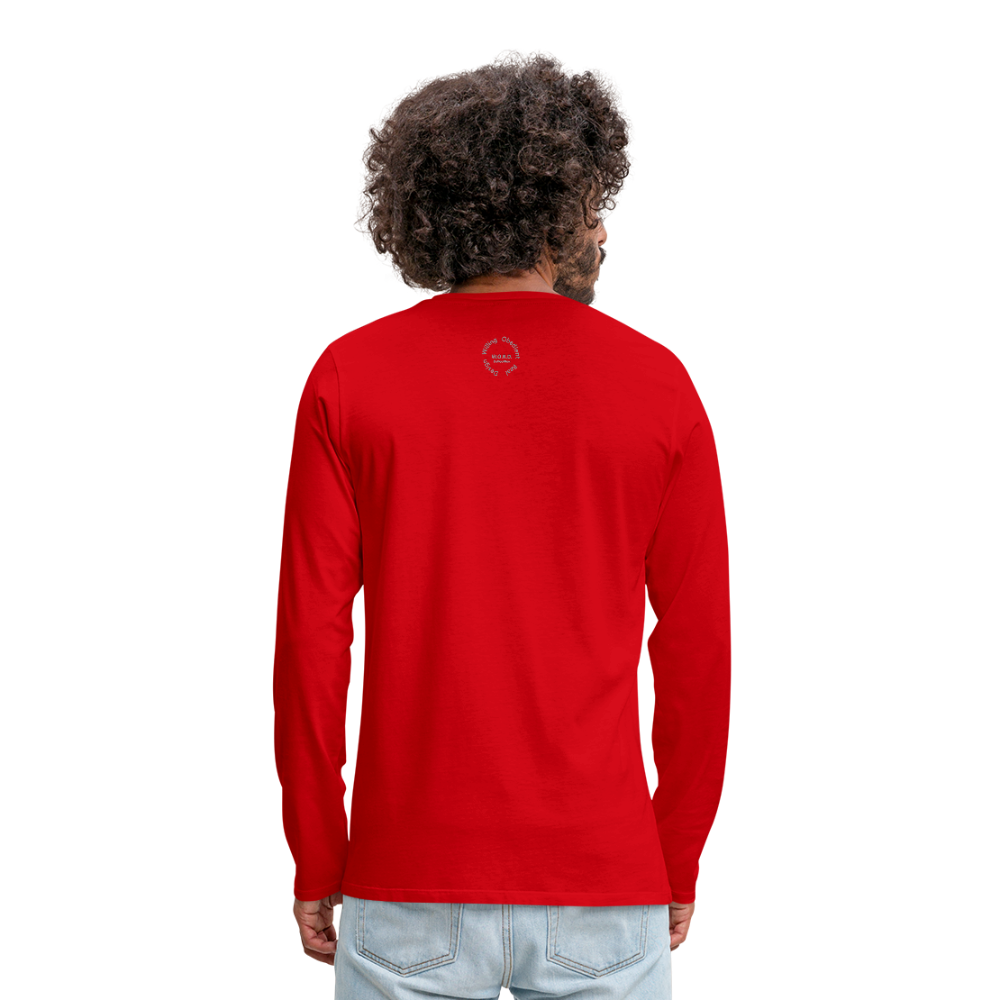 Kingston Men's Premium Long Sleeve T-Shirt - red