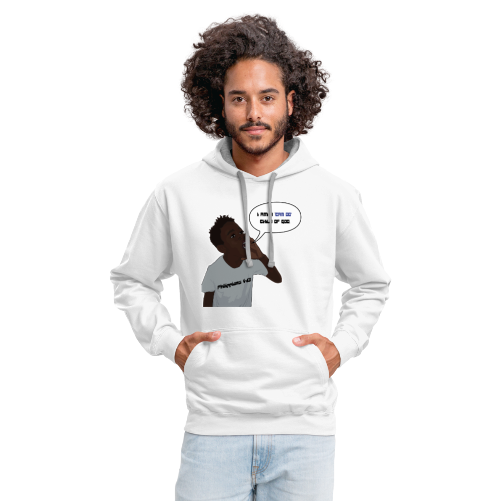 Kingston Unisex Hoodie - white/gray