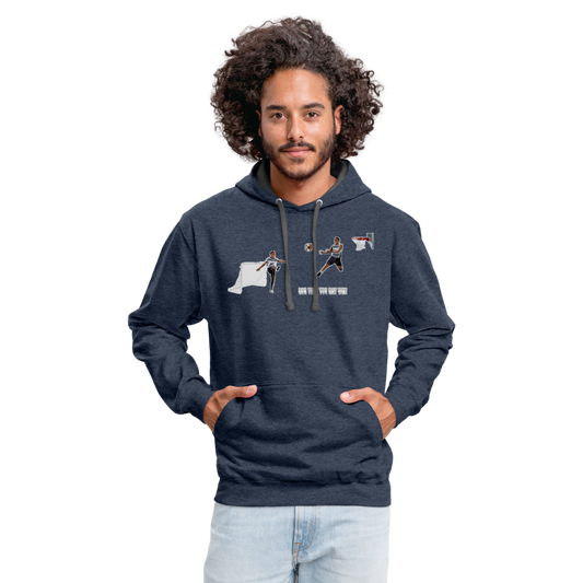 Amari Unisex Hoodie - indigo heather/asphalt