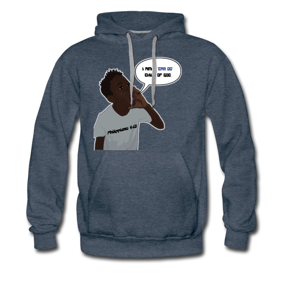 Kingston Men’s Premium Hoodie - heather denim