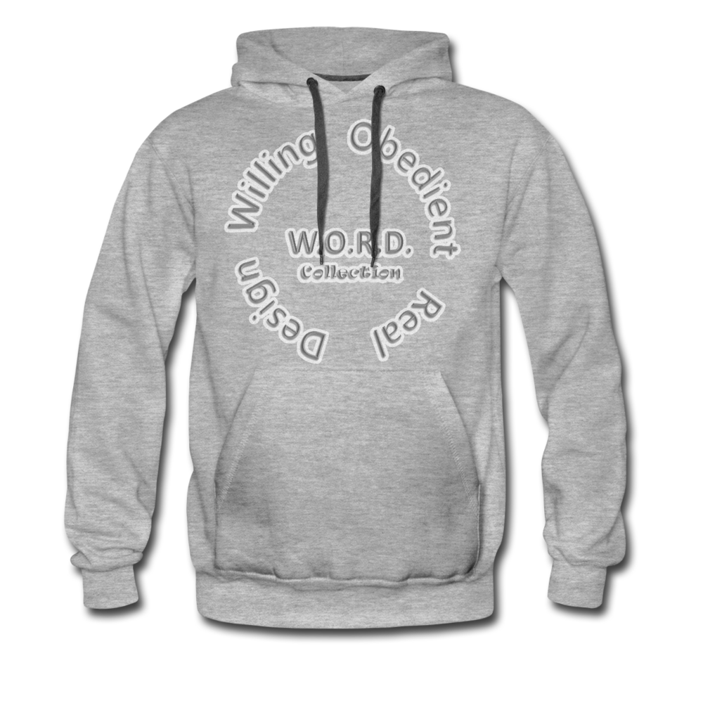 W.O.R.D. Men's Premium Hoodie - heather gray