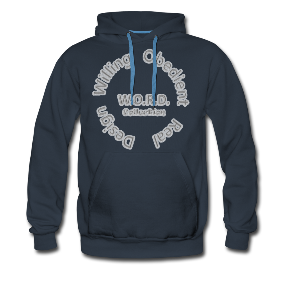 W.O.R.D. Men's Premium Hoodie - navy