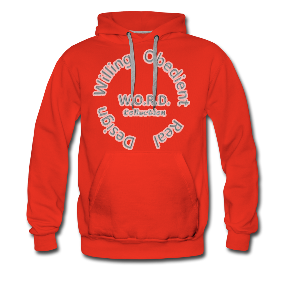 W.O.R.D. Men's Premium Hoodie - red
