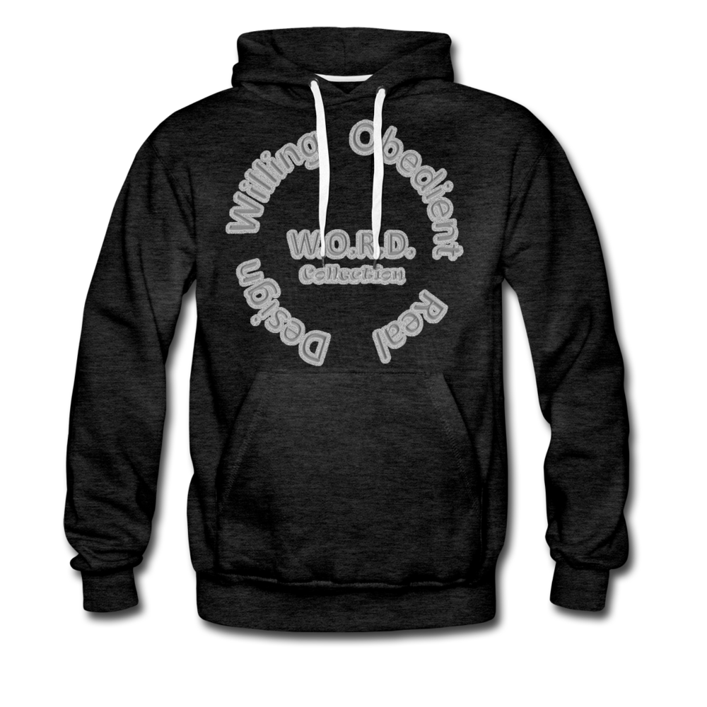 W.O.R.D. Men's Premium Hoodie - charcoal gray