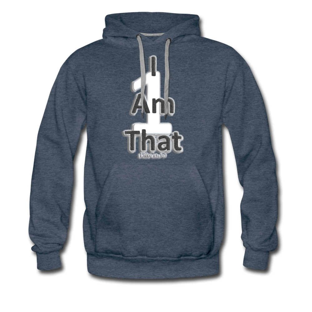 That One Men's Premium Hoodie - heather denim