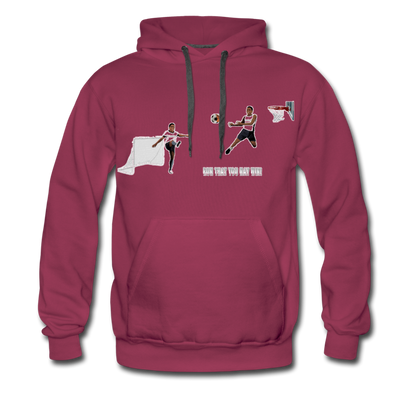 Amari Men's Premium Hoodie - burgundy