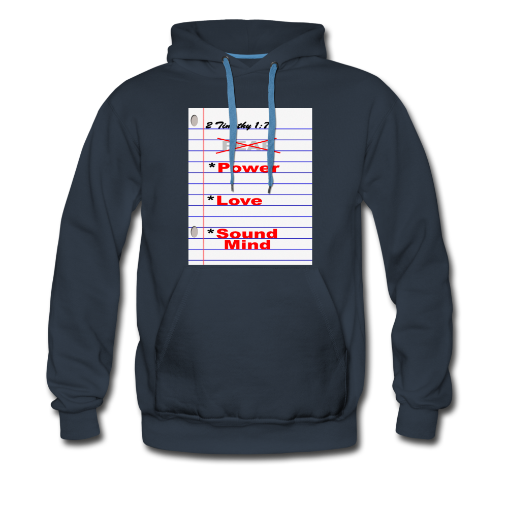 NO FEAR Men's Premium Hoodie - navy