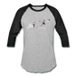 Amari Unisex Baseball T-Shirt - heather gray/black