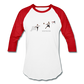 Amari Unisex Baseball T-Shirt - white/red