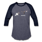 Amari Unisex Baseball T-Shirt - heather blue/navy