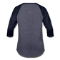 Amari Unisex Baseball T-Shirt - heather blue/navy