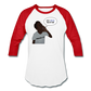 Kingston Unisex Baseball T-Shirt - white/red