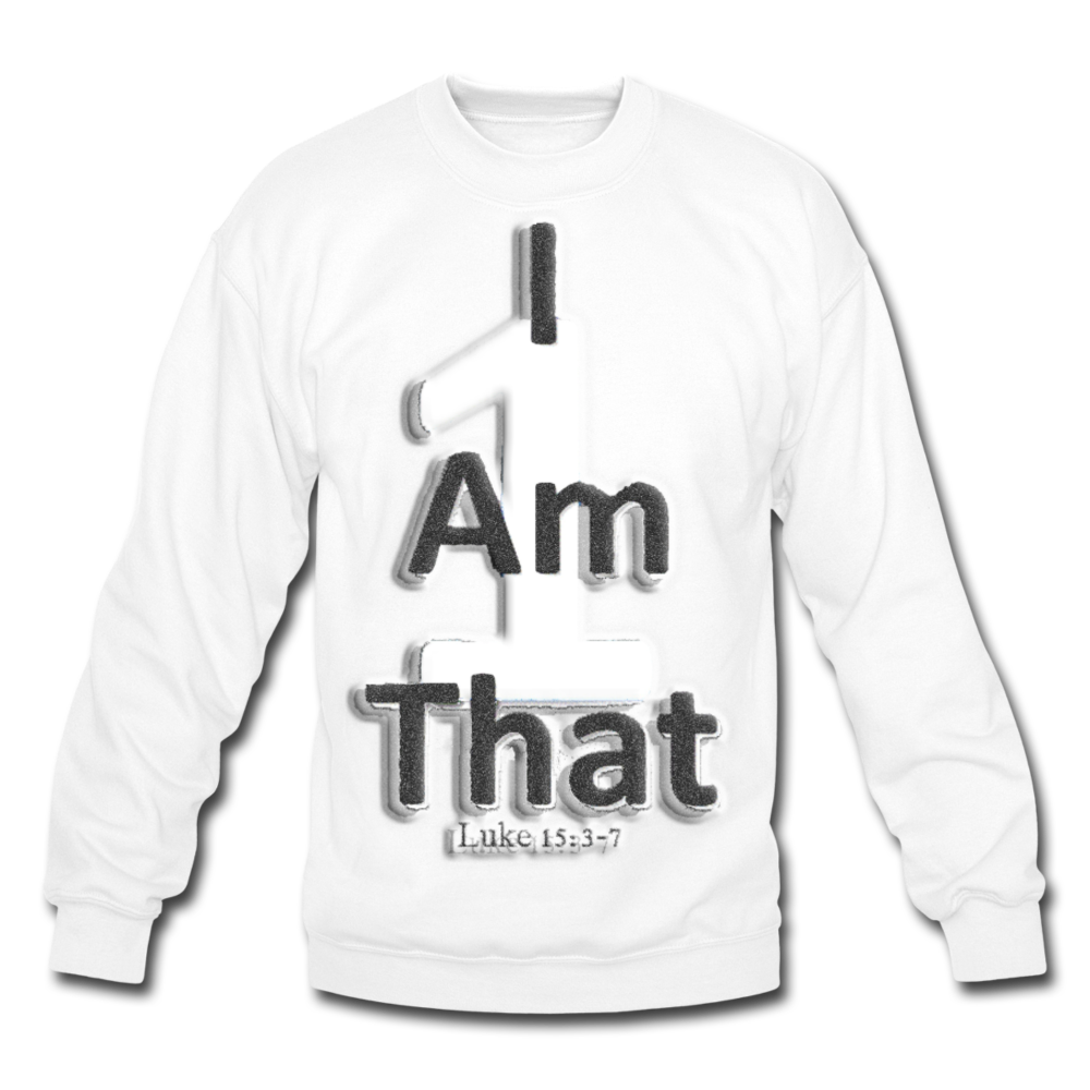That One Unisex Crewneck Sweatshirt - white