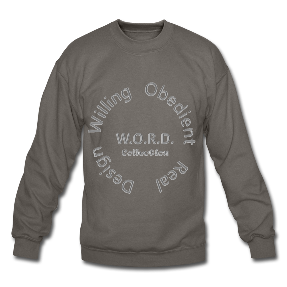 W.O.R.D. Unisex Crewneck Sweatshirt - asphalt gray