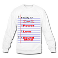 NO FEAR Unisex Crewneck Sweatshirt - white
