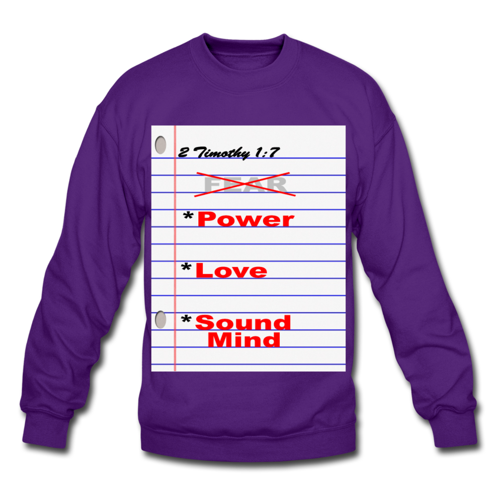 NO FEAR Unisex Crewneck Sweatshirt - purple