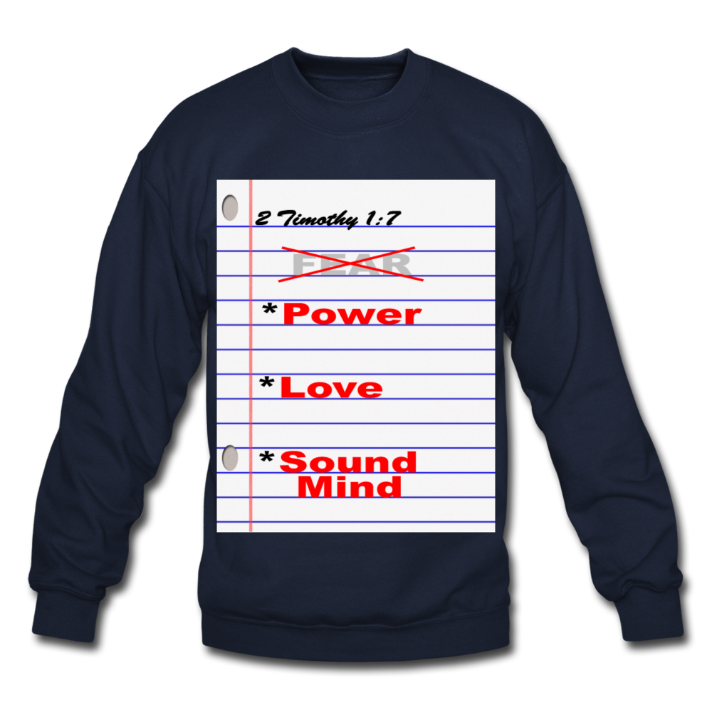 NO FEAR Unisex Crewneck Sweatshirt - navy