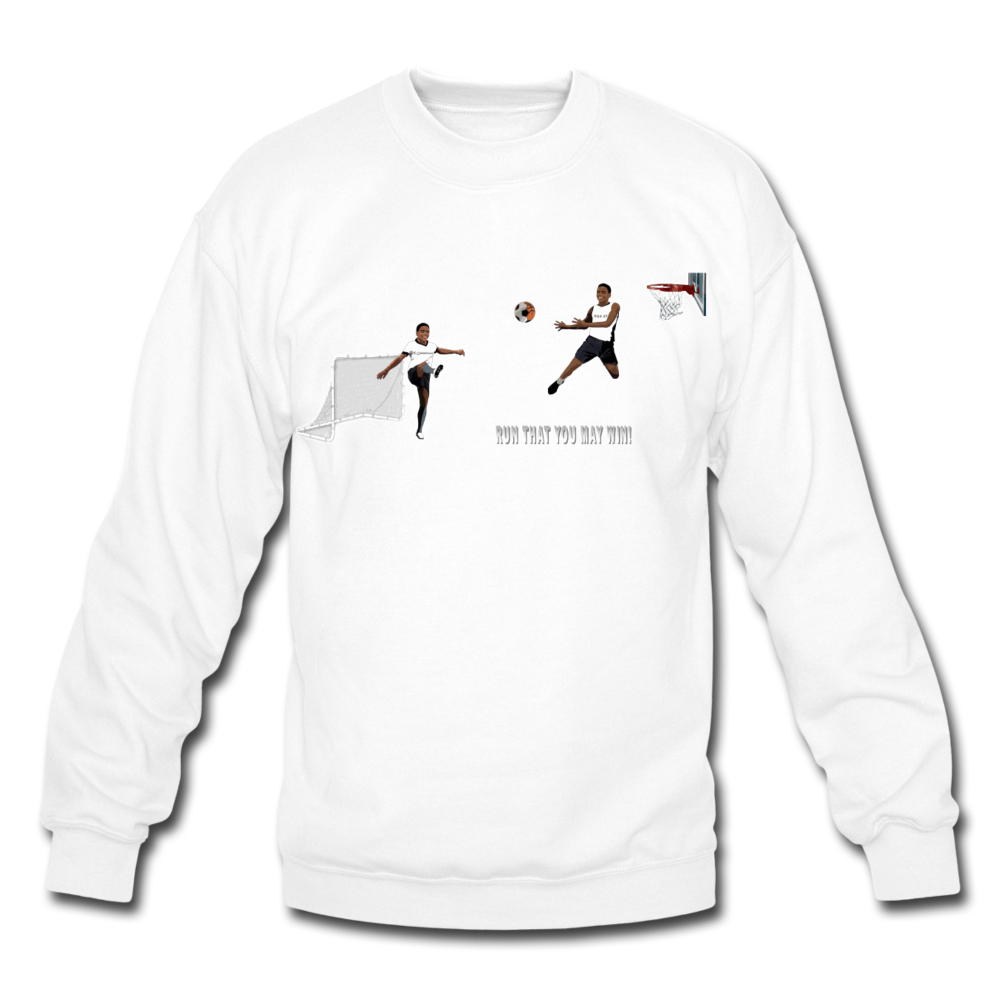 Amari Unisex Crewneck Sweatshirt - white