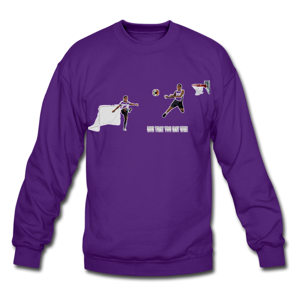Amari Unisex Crewneck Sweatshirt - purple