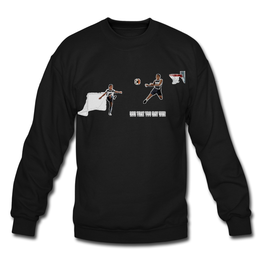 Amari Unisex Crewneck Sweatshirt - black