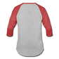 Proverbs 31 Loc Lady Unisex Baseball T-Shirt - heather gray/red
