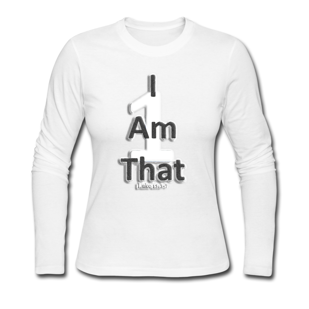 That One Women's Long Sleeve Jersey T-Shirt - white