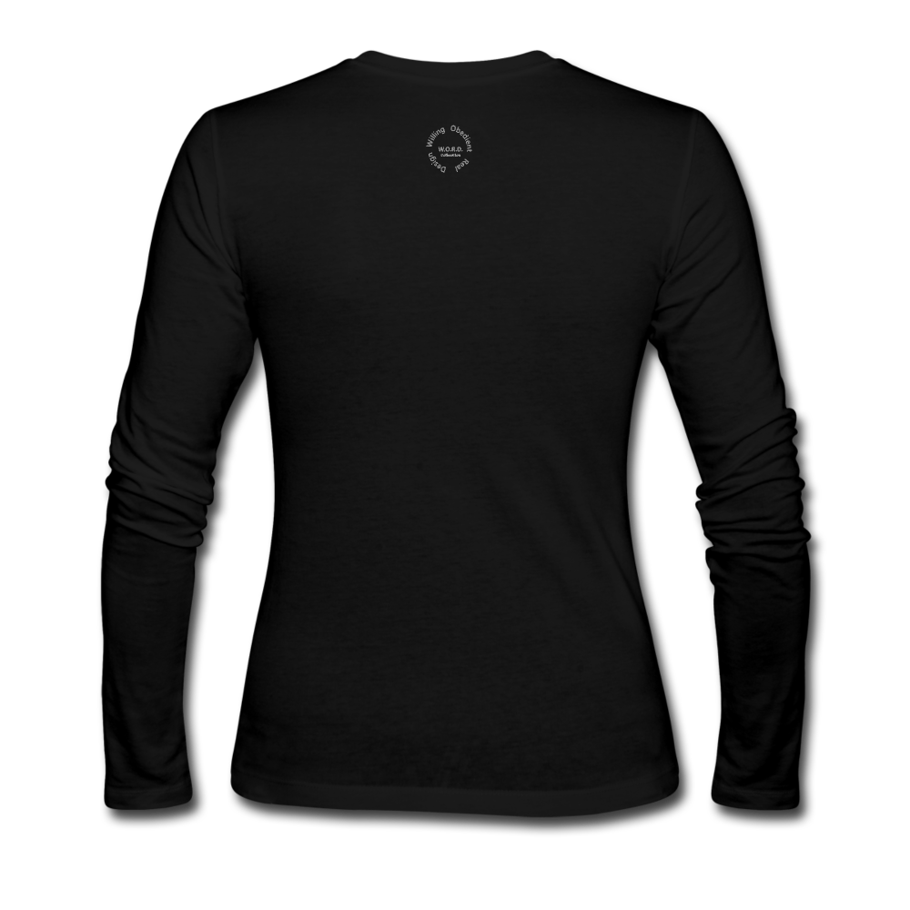 Amari Women's Long Sleeve Jersey T-Shirt - black
