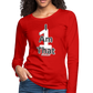 That One Women's Premium Slim Fit Long Sleeve T-Shirt - red
