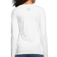 Straight Outta Excuses Women's Premium Slim Fit Long Sleeve T-Shirt - white
