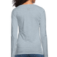 NO FEAR Women's Premium Slim Fit Long Sleeve T-Shirt - heather ice blue