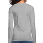 Amari Women's Premium Slim Fit Long Sleeve T-Shirt - heather gray