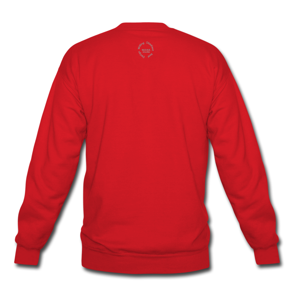 Straight Outta Excuses Unisex Crewneck Sweatshirt - red