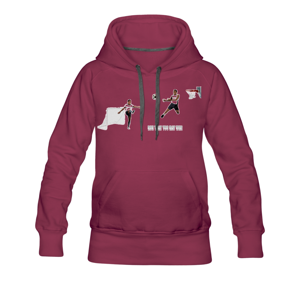 Amari Premium Hoodie - burgundy