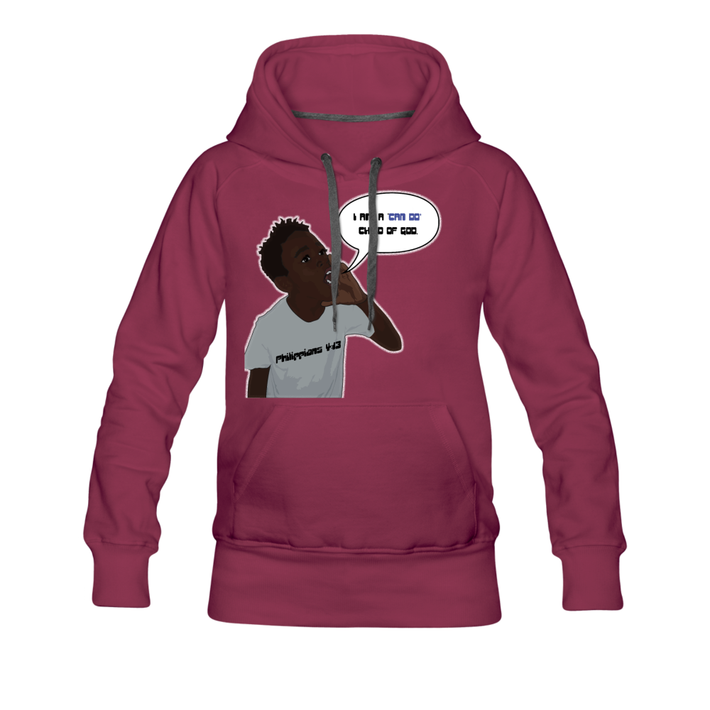 Kingston Women's Premium Hoodie - burgundy