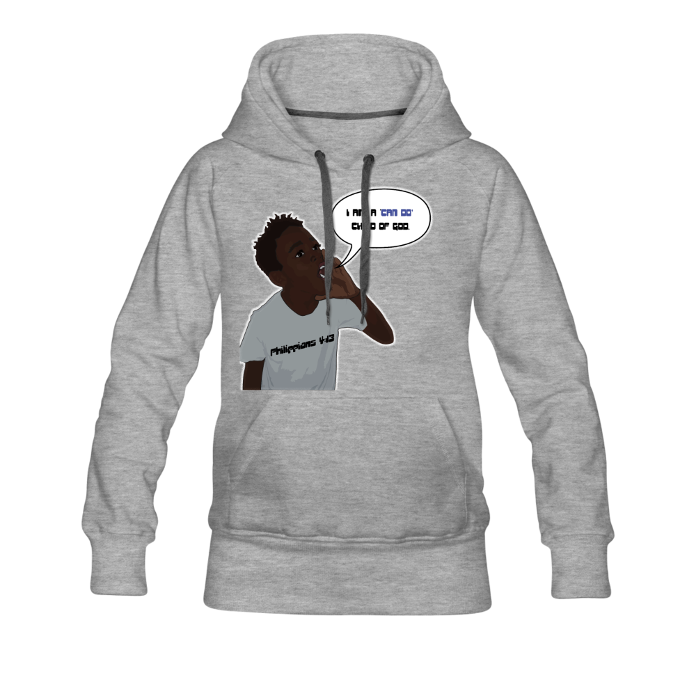 Kingston Women's Premium Hoodie - heather gray