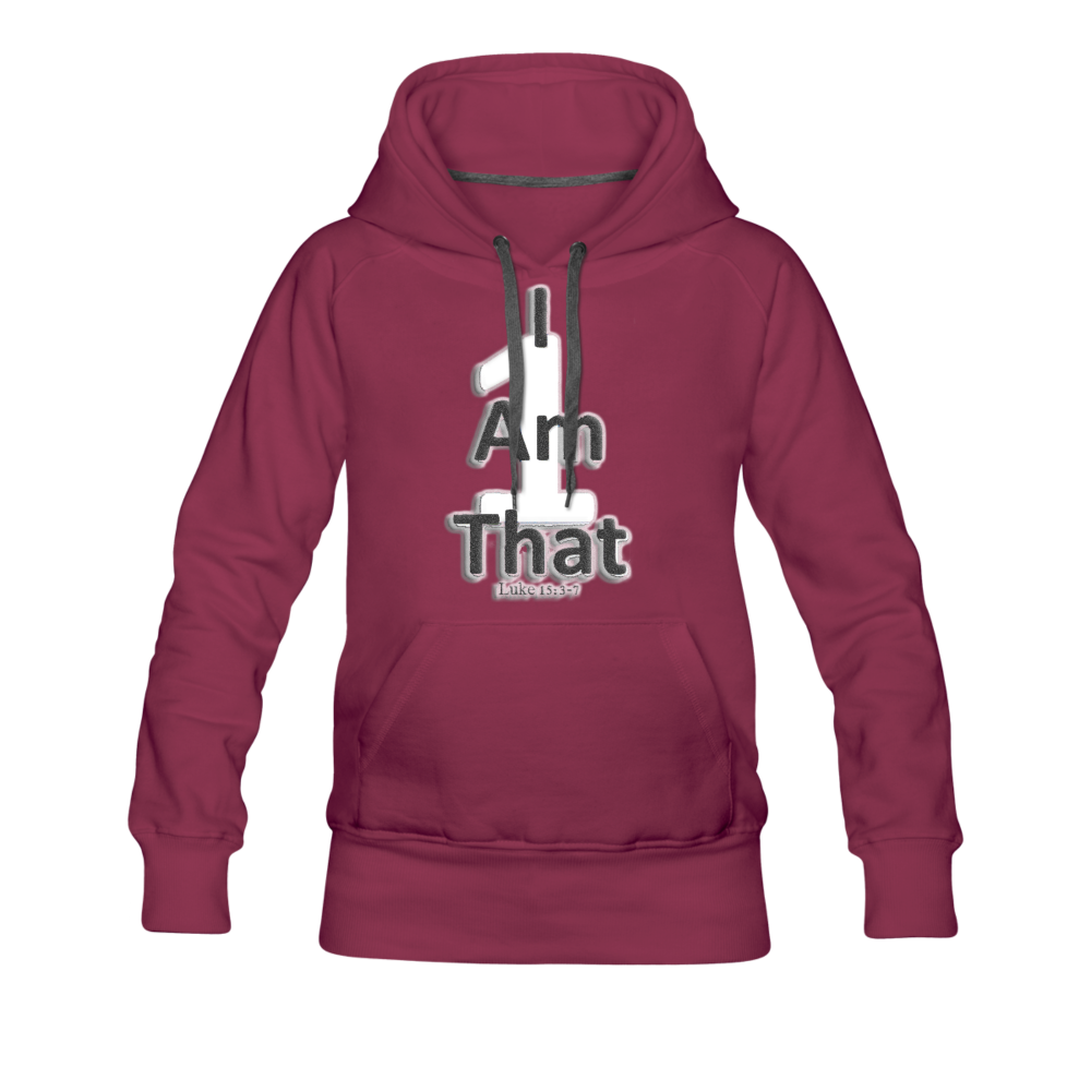 That One Women’s Premium Hoodie - burgundy