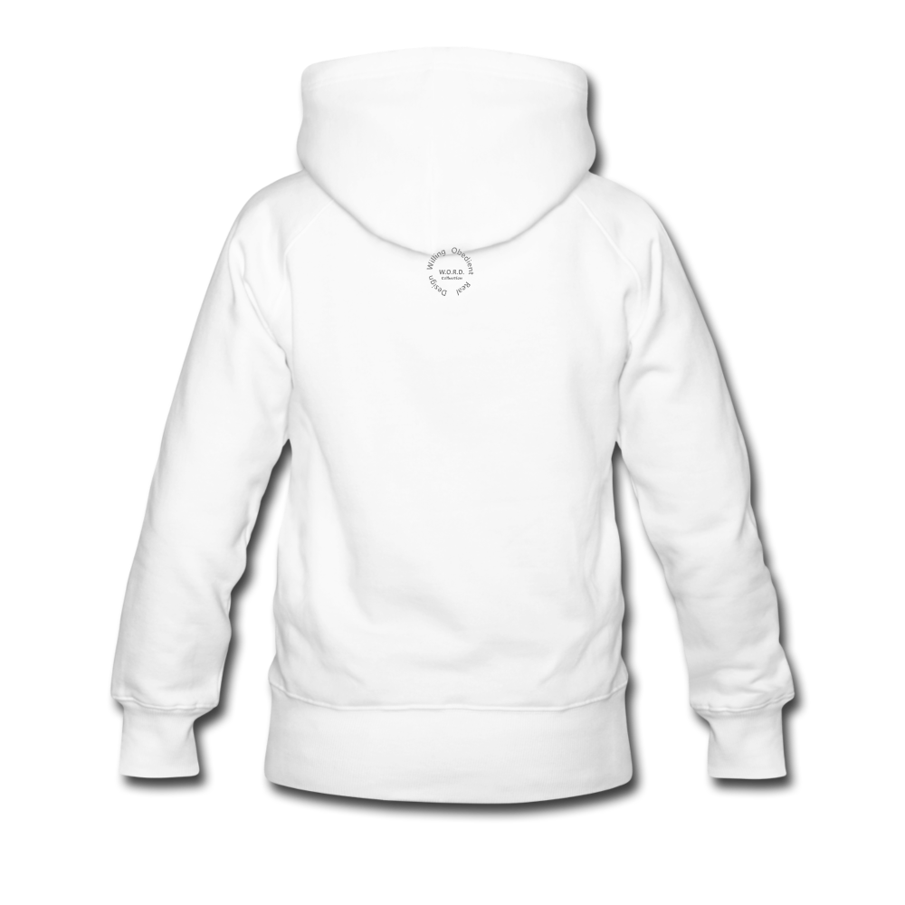 Black Goodness Women’s Premium Hoodie - white