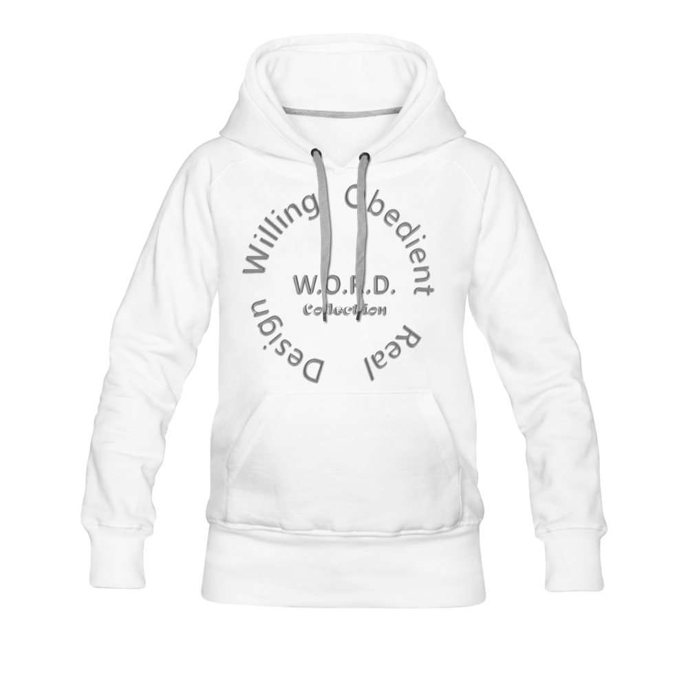 W.O.R.D. Women’s Premium Hoodie - white