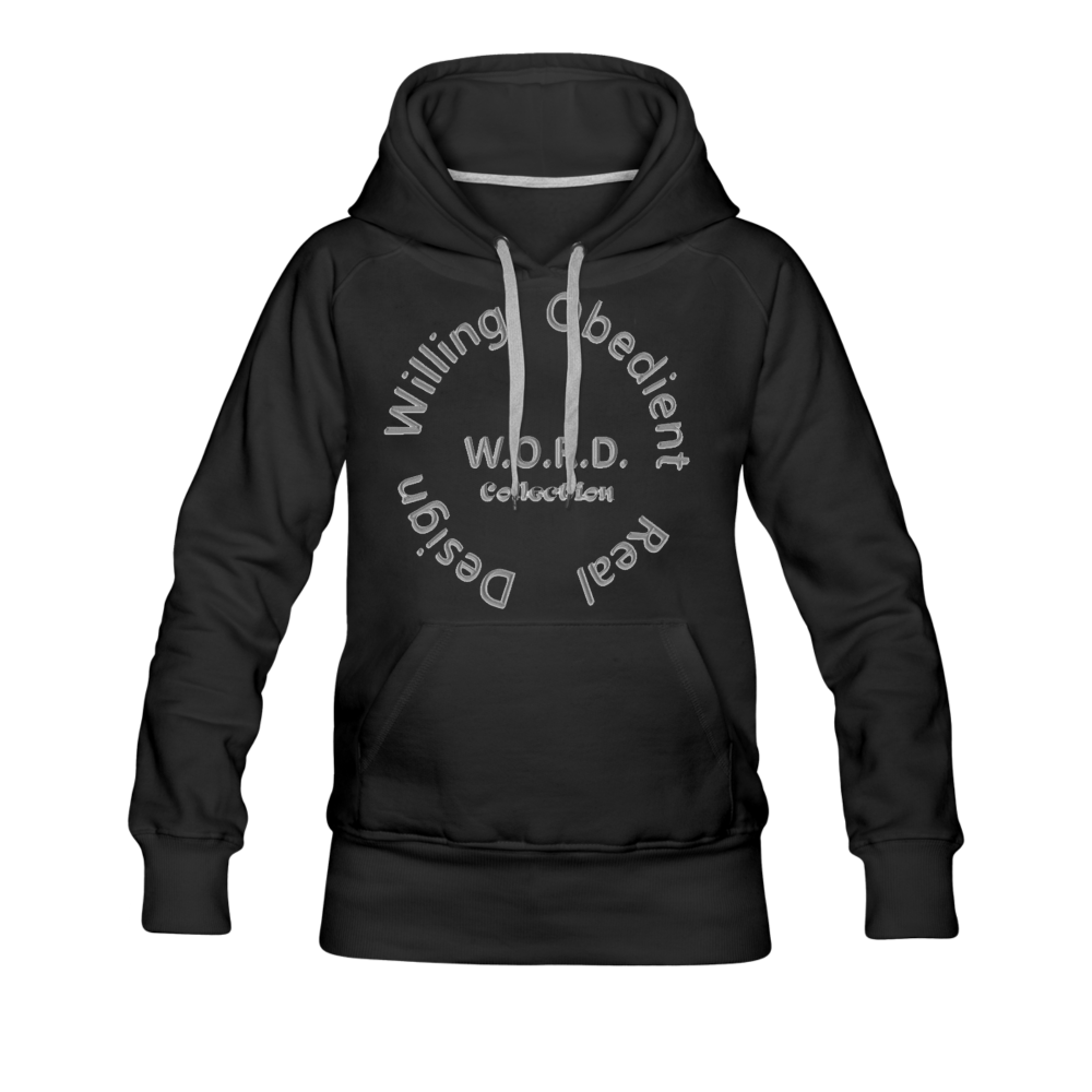 W.O.R.D. Women’s Premium Hoodie - black