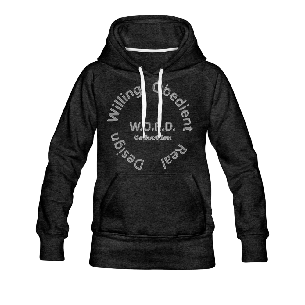 W.O.R.D. Women’s Premium Hoodie - charcoal gray